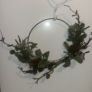 NWT MINIMALIST WREATH - PRIMITIVES BY KATHY PINE AND LAMB EARS